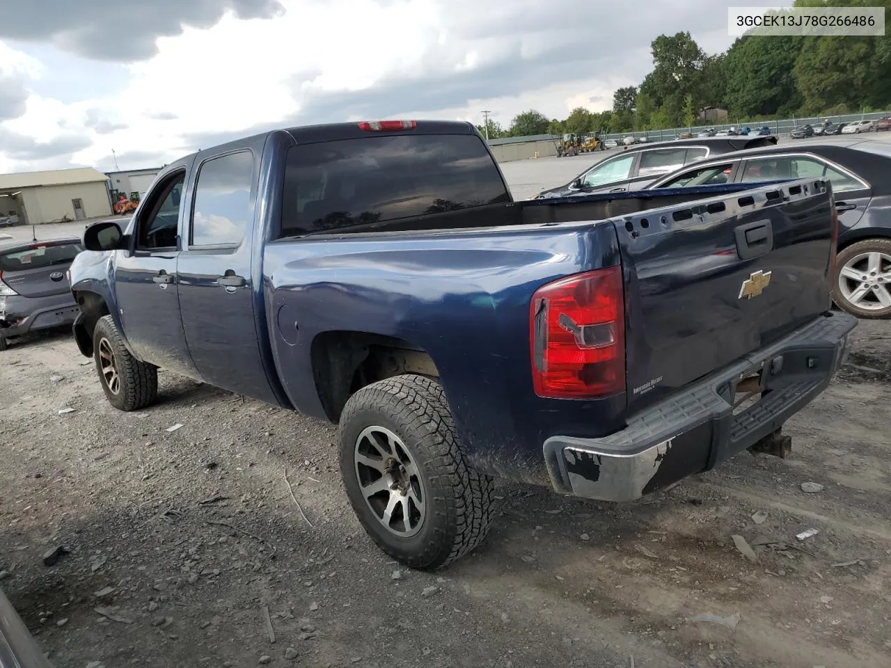 2008 Chevrolet Silverado K1500 VIN: 3GCEK13J78G266486 Lot: 69987934