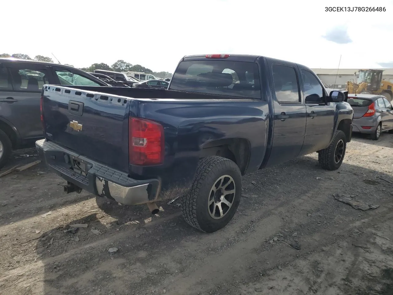 2008 Chevrolet Silverado K1500 VIN: 3GCEK13J78G266486 Lot: 69987934