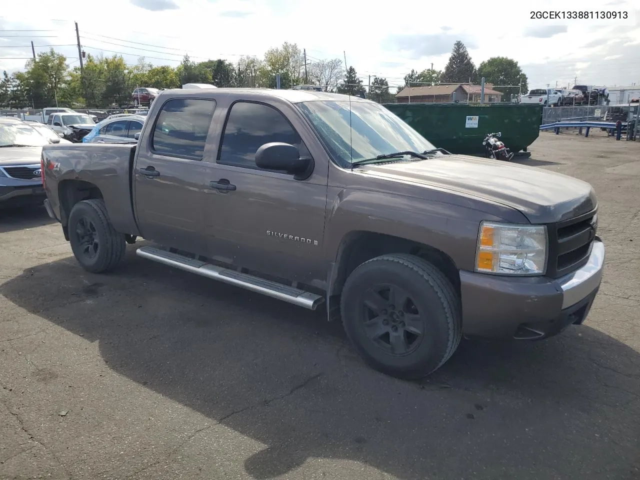 2008 Chevrolet Silverado K1500 VIN: 2GCEK133881130913 Lot: 70056504