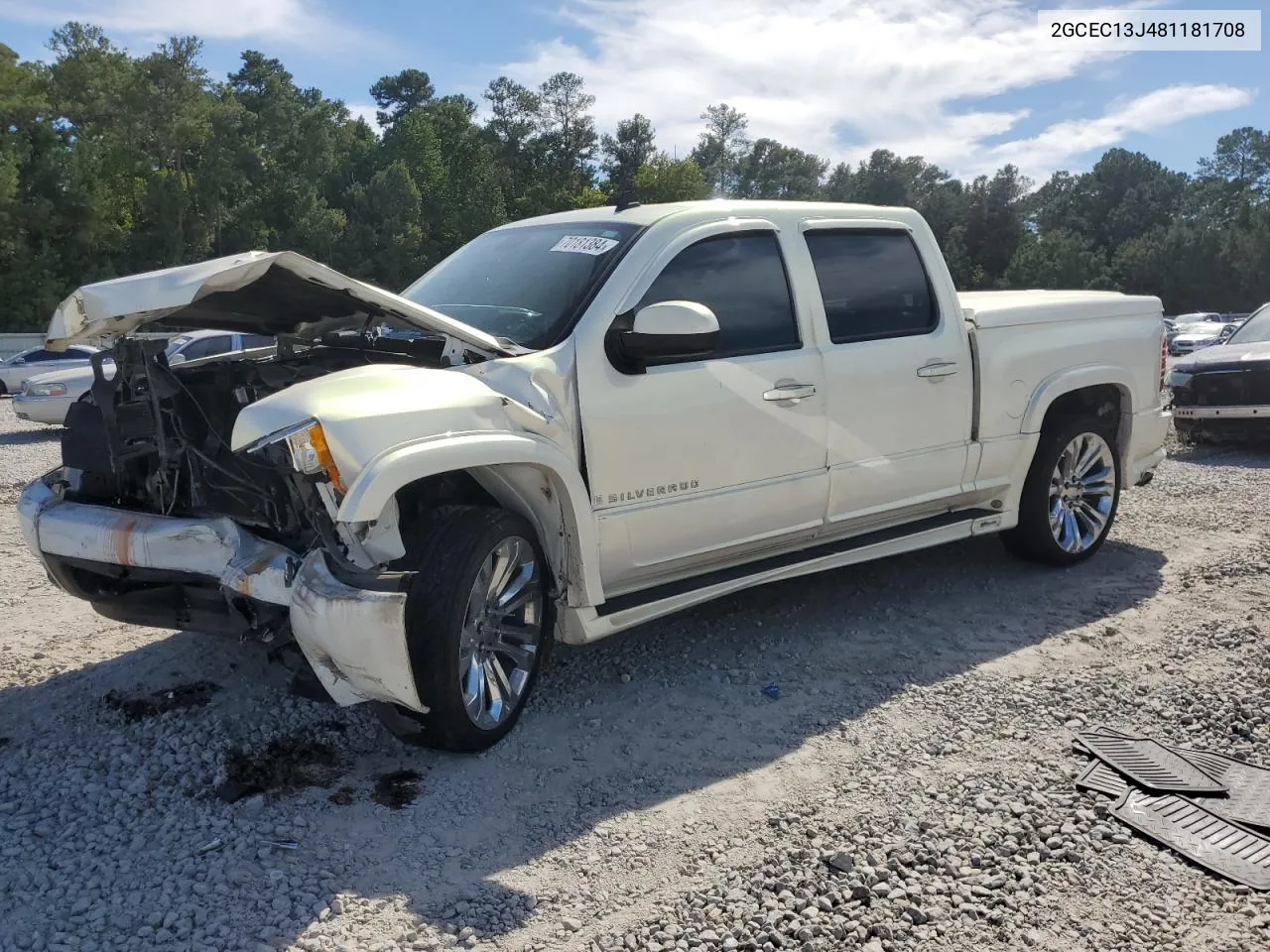 2008 Chevrolet Silverado C1500 VIN: 2GCEC13J481181708 Lot: 70181384