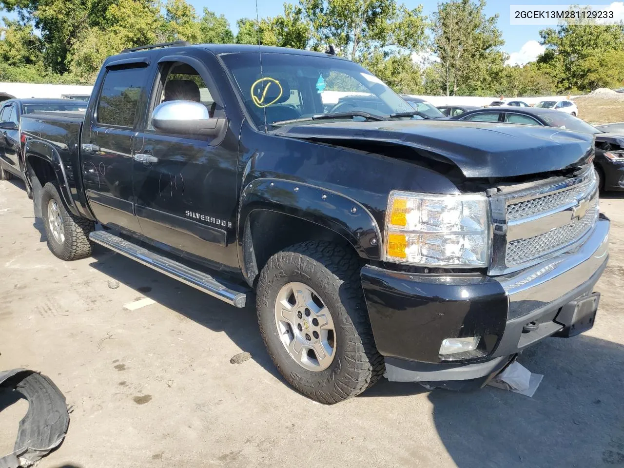 2008 Chevrolet Silverado K1500 VIN: 2GCEK13M281129233 Lot: 70219134