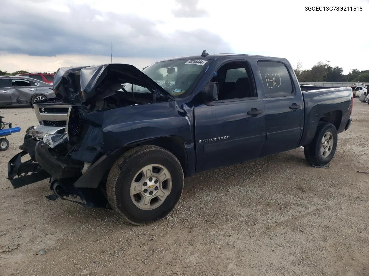 2008 Chevrolet Silverado C1500 VIN: 3GCEC13C78G211518 Lot: 70248844