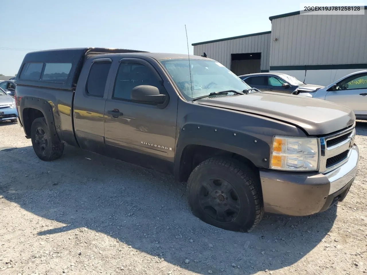 2008 Chevrolet Silverado K1500 VIN: 2GCEK19J781258128 Lot: 70250774