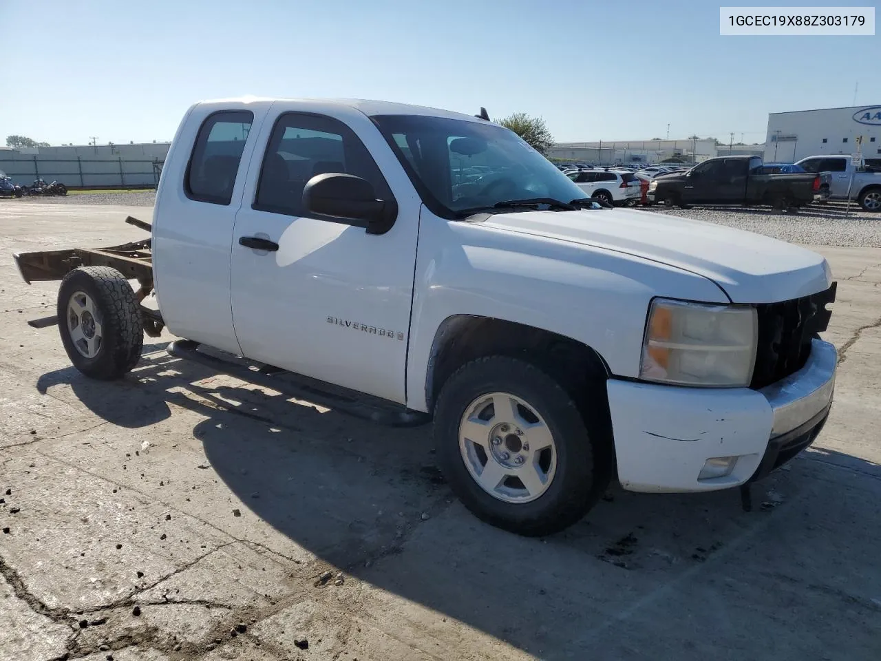 2008 Chevrolet Silverado C1500 VIN: 1GCEC19X88Z303179 Lot: 70412014