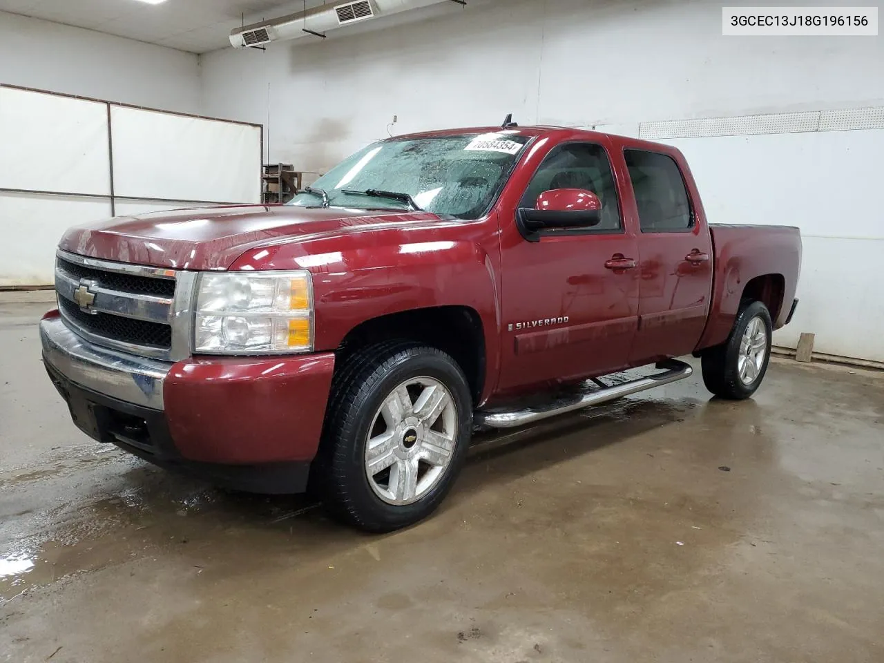 2008 Chevrolet Silverado C1500 VIN: 3GCEC13J18G196156 Lot: 70584354