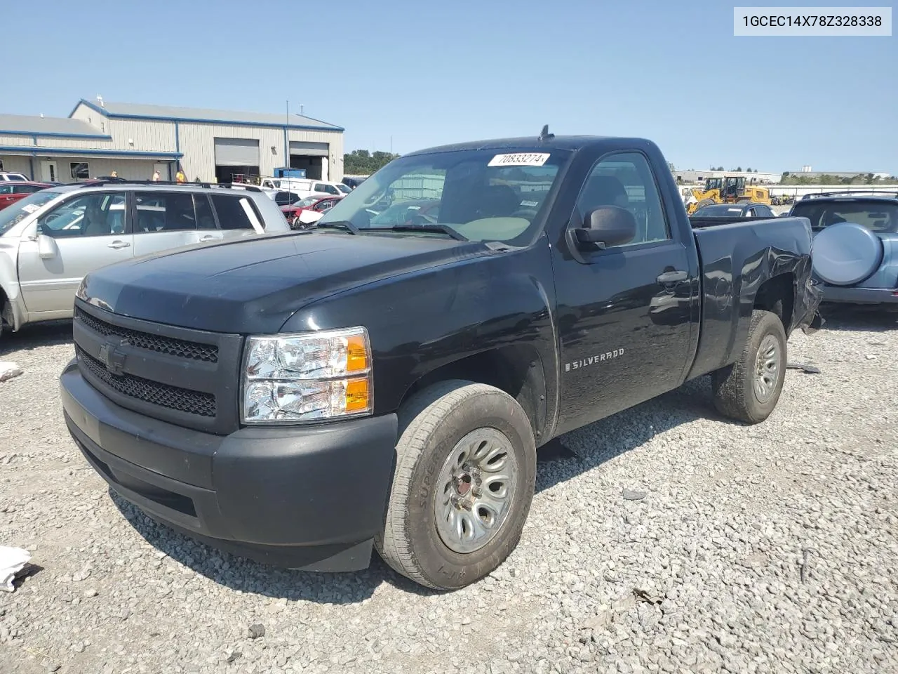 2008 Chevrolet Silverado C1500 VIN: 1GCEC14X78Z328338 Lot: 70833274