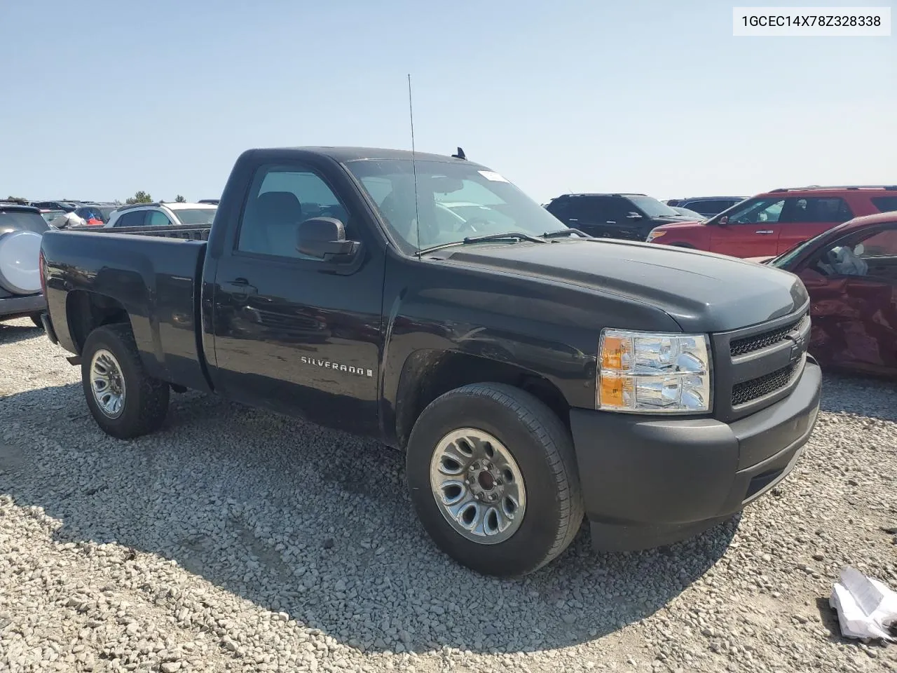 2008 Chevrolet Silverado C1500 VIN: 1GCEC14X78Z328338 Lot: 70833274