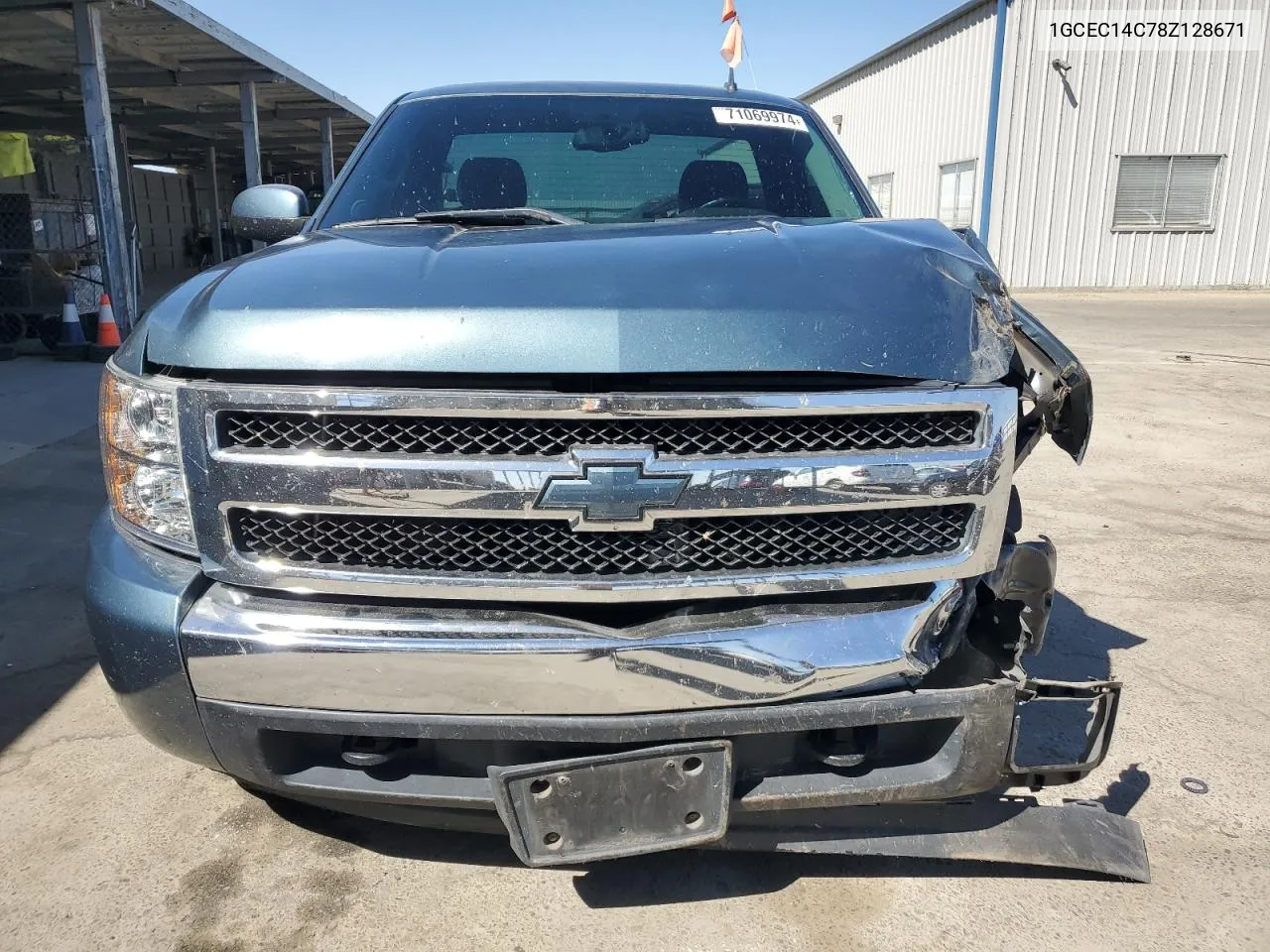 2008 Chevrolet Silverado C1500 VIN: 1GCEC14C78Z128671 Lot: 71069974