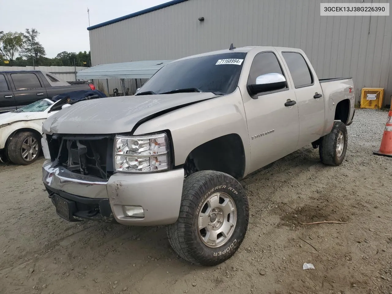 3GCEK13J38G226390 2008 Chevrolet Silverado K1500