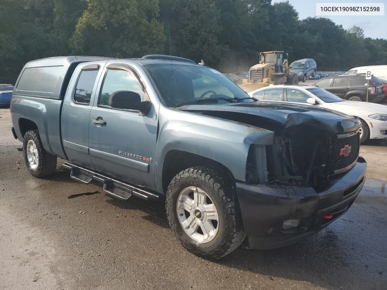 2008 Chevrolet Silverado K1500 VIN: 1GCEK19098Z152598 Lot: 71183854