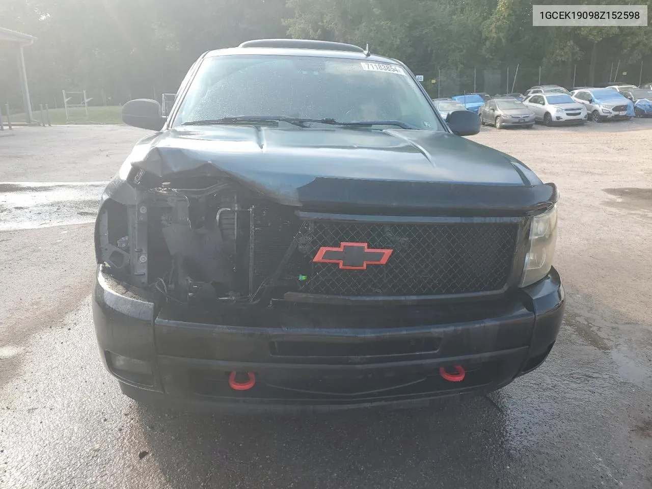 2008 Chevrolet Silverado K1500 VIN: 1GCEK19098Z152598 Lot: 71183854