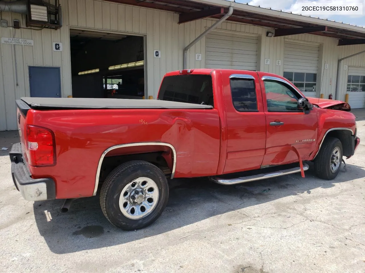 2GCEC19C581310760 2008 Chevrolet Silverado C1500