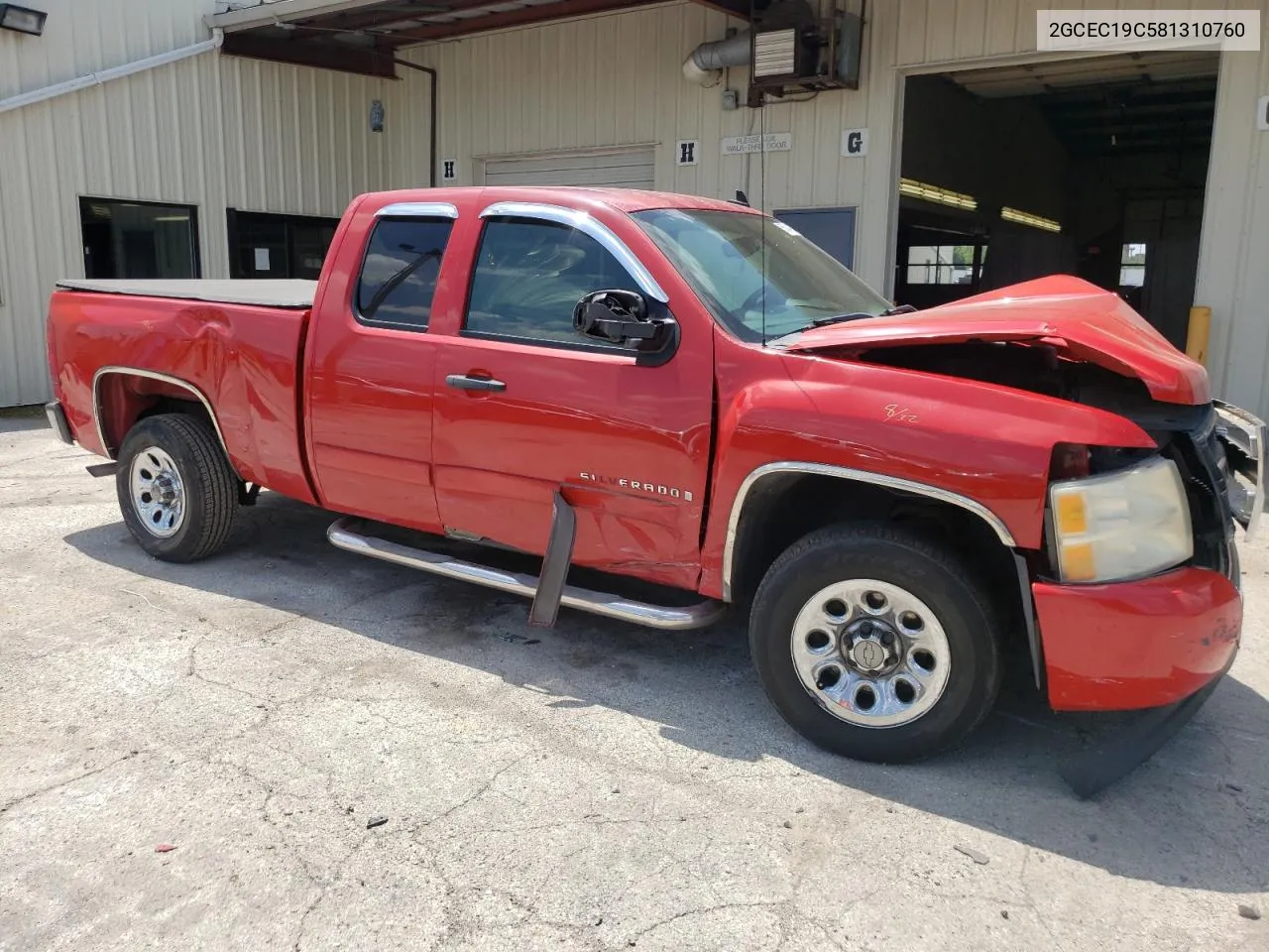 2008 Chevrolet Silverado C1500 VIN: 2GCEC19C581310760 Lot: 71279024