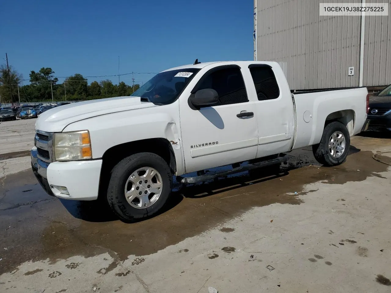 2008 Chevrolet Silverado K1500 VIN: 1GCEK19J38Z275225 Lot: 71312304