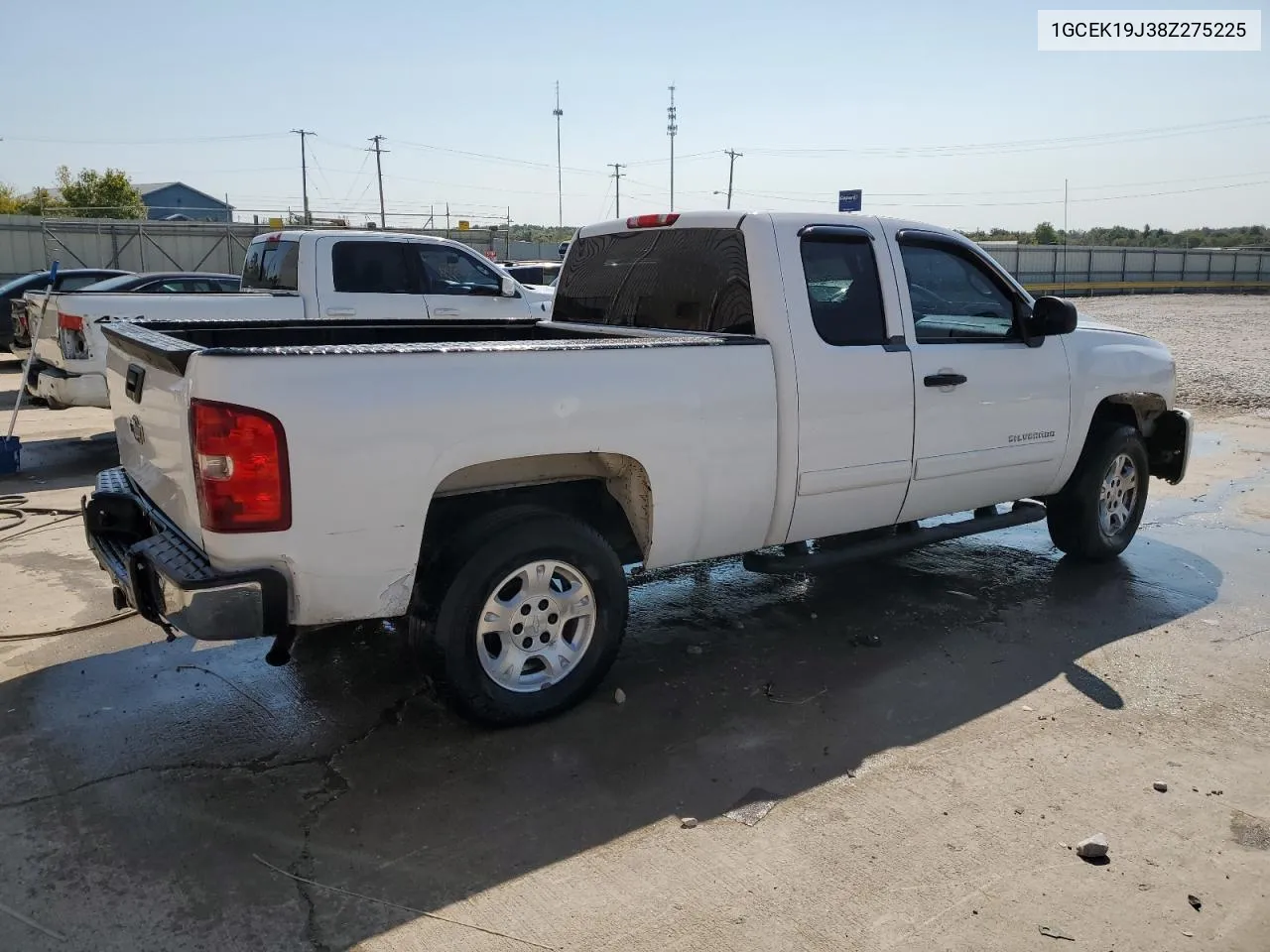 2008 Chevrolet Silverado K1500 VIN: 1GCEK19J38Z275225 Lot: 71312304