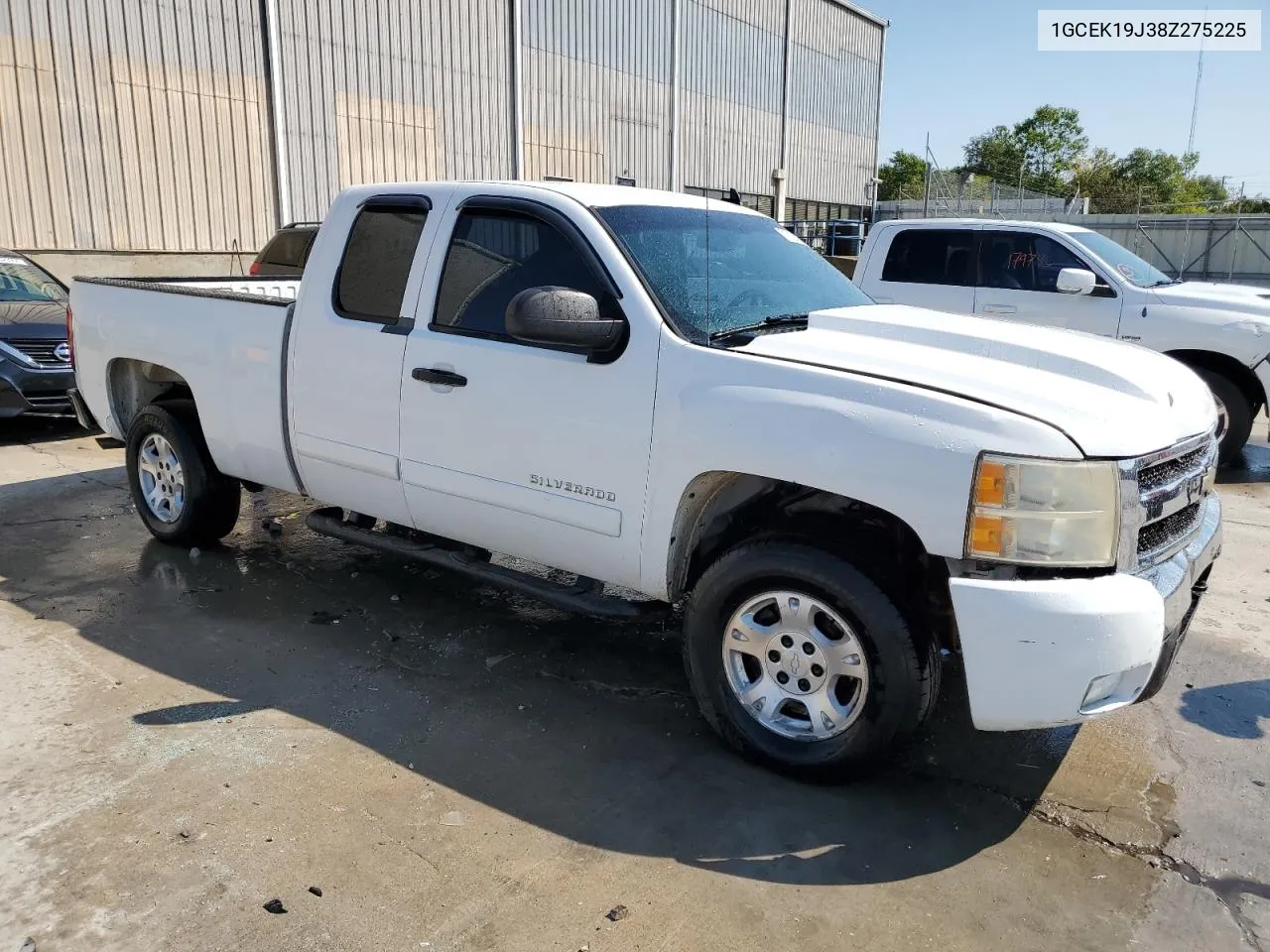 2008 Chevrolet Silverado K1500 VIN: 1GCEK19J38Z275225 Lot: 71312304