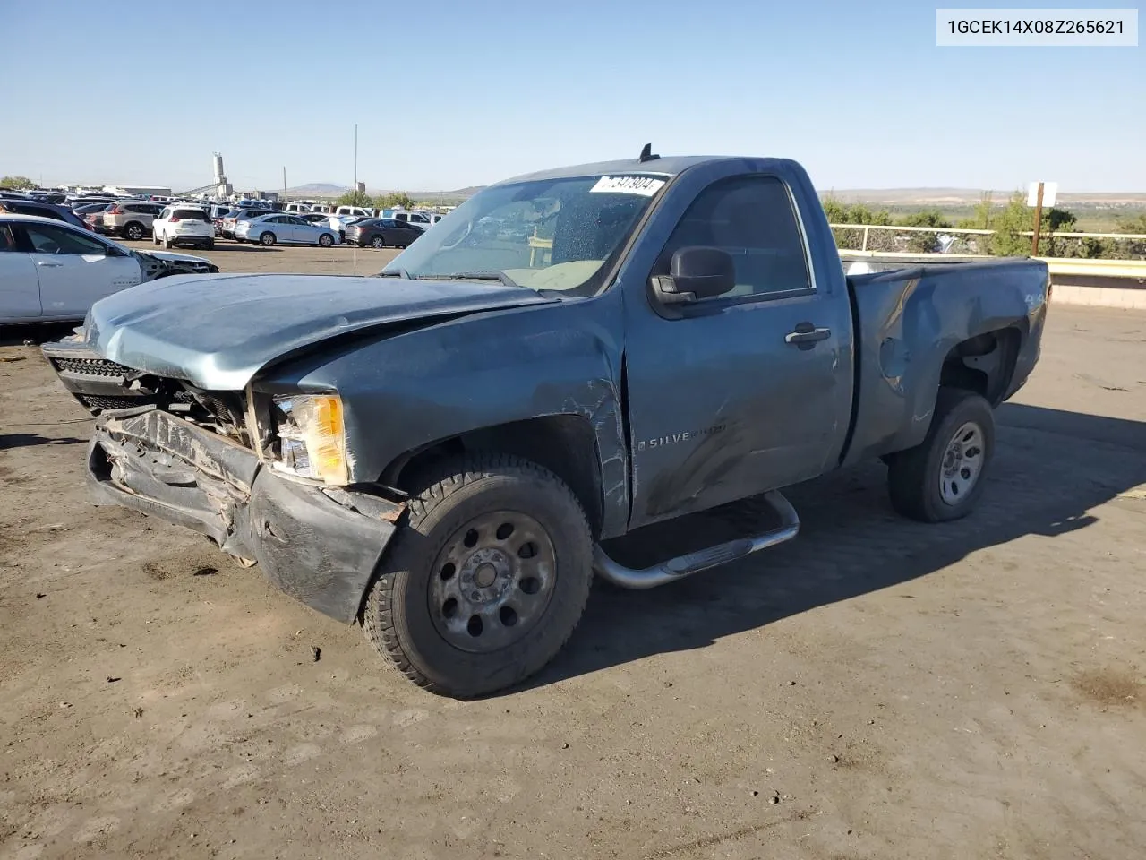 2008 Chevrolet Silverado K1500 VIN: 1GCEK14X08Z265621 Lot: 71347904