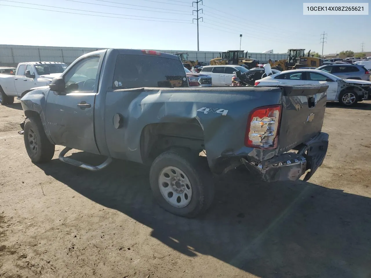 2008 Chevrolet Silverado K1500 VIN: 1GCEK14X08Z265621 Lot: 71347904