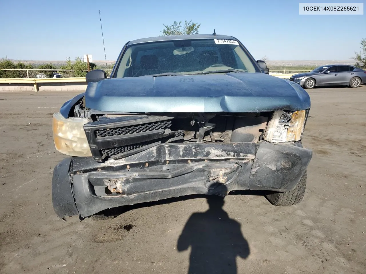 2008 Chevrolet Silverado K1500 VIN: 1GCEK14X08Z265621 Lot: 71347904