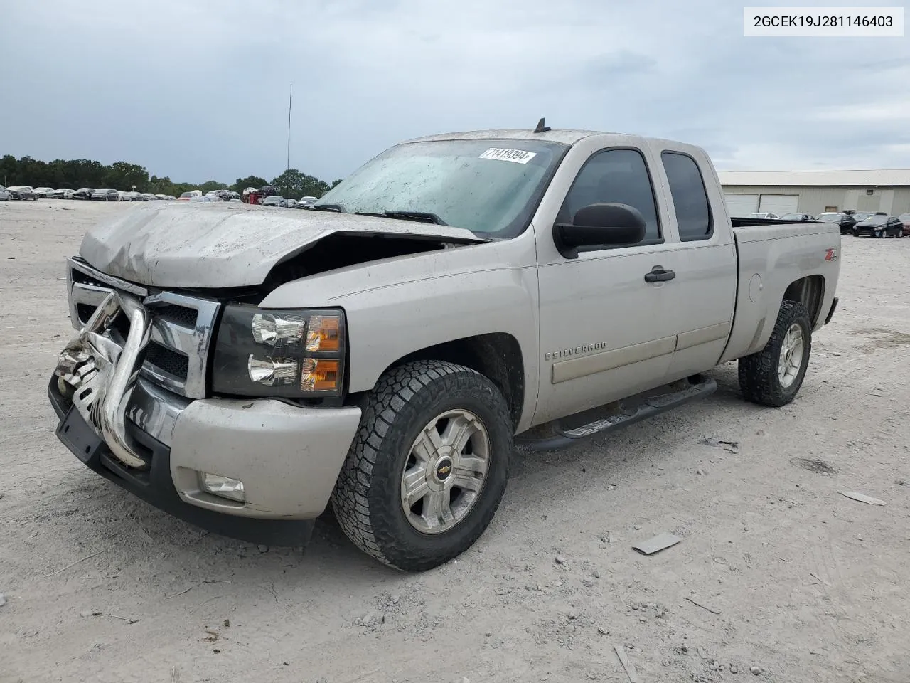 2GCEK19J281146403 2008 Chevrolet Silverado K1500