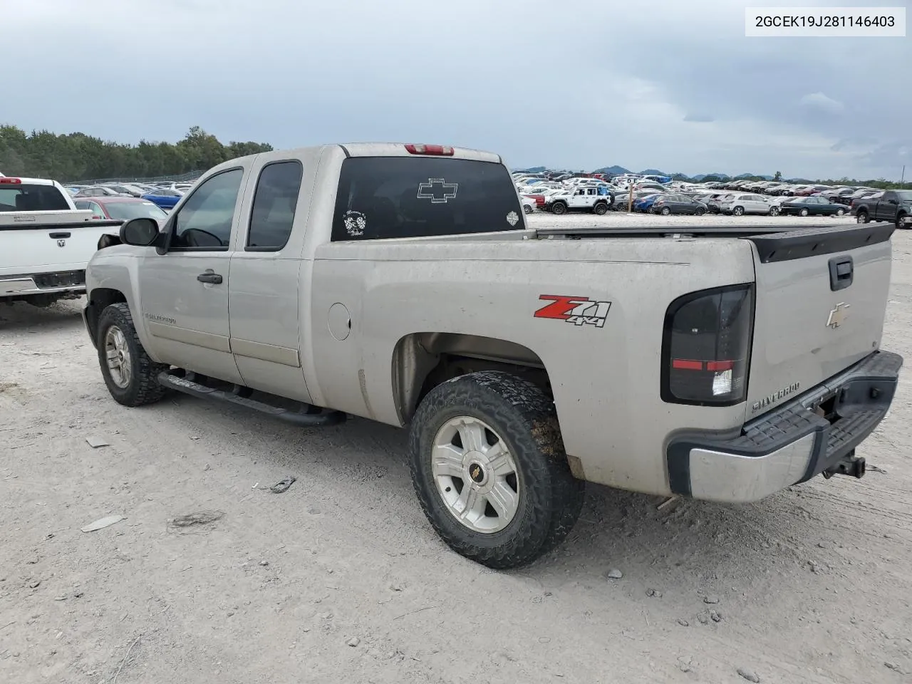 2GCEK19J281146403 2008 Chevrolet Silverado K1500