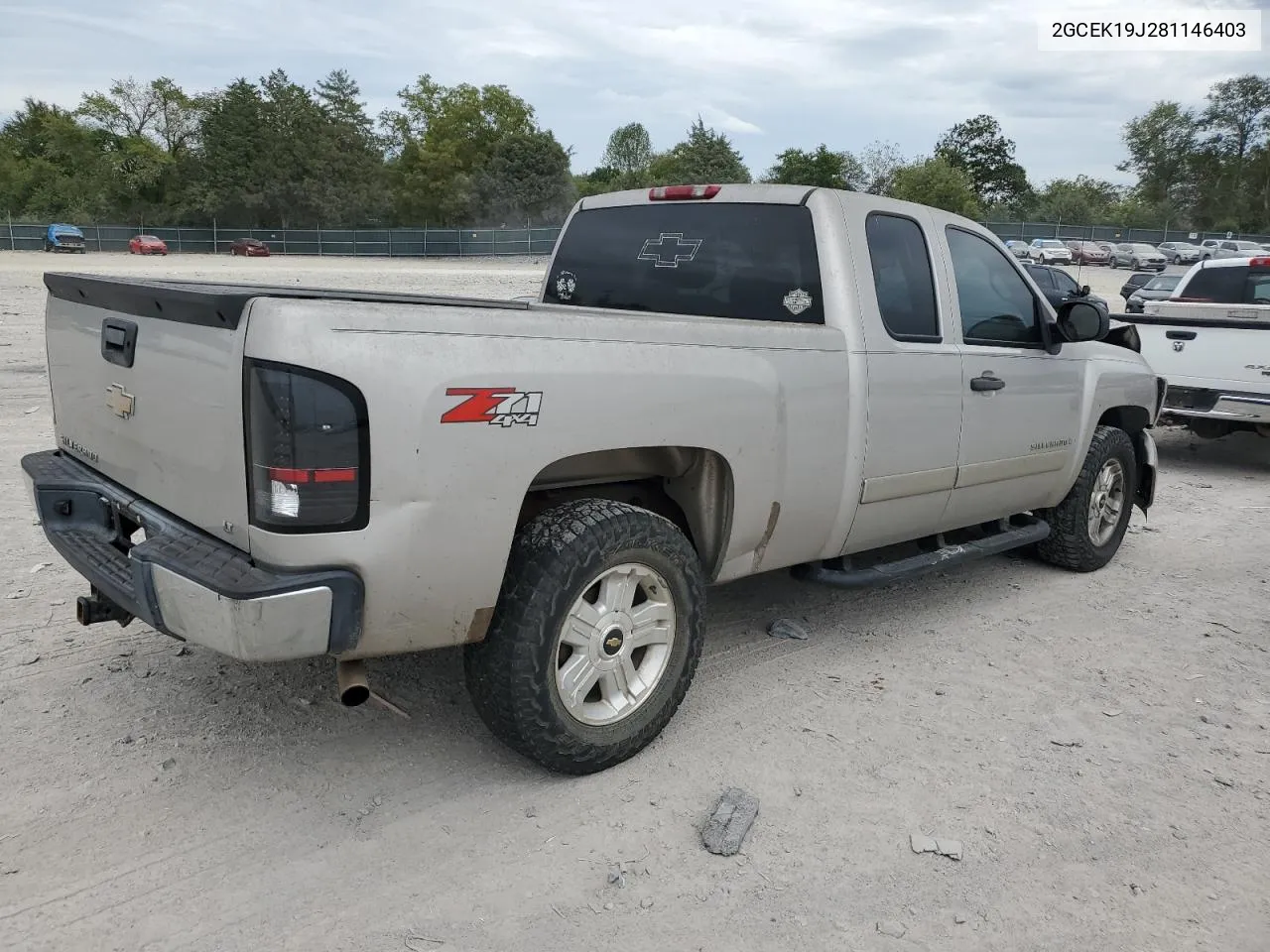 2GCEK19J281146403 2008 Chevrolet Silverado K1500