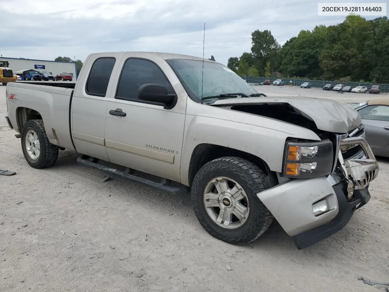 2GCEK19J281146403 2008 Chevrolet Silverado K1500