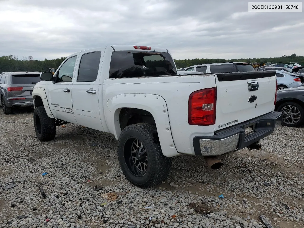 2008 Chevrolet Silverado K1500 VIN: 2GCEK13C981150748 Lot: 71726194