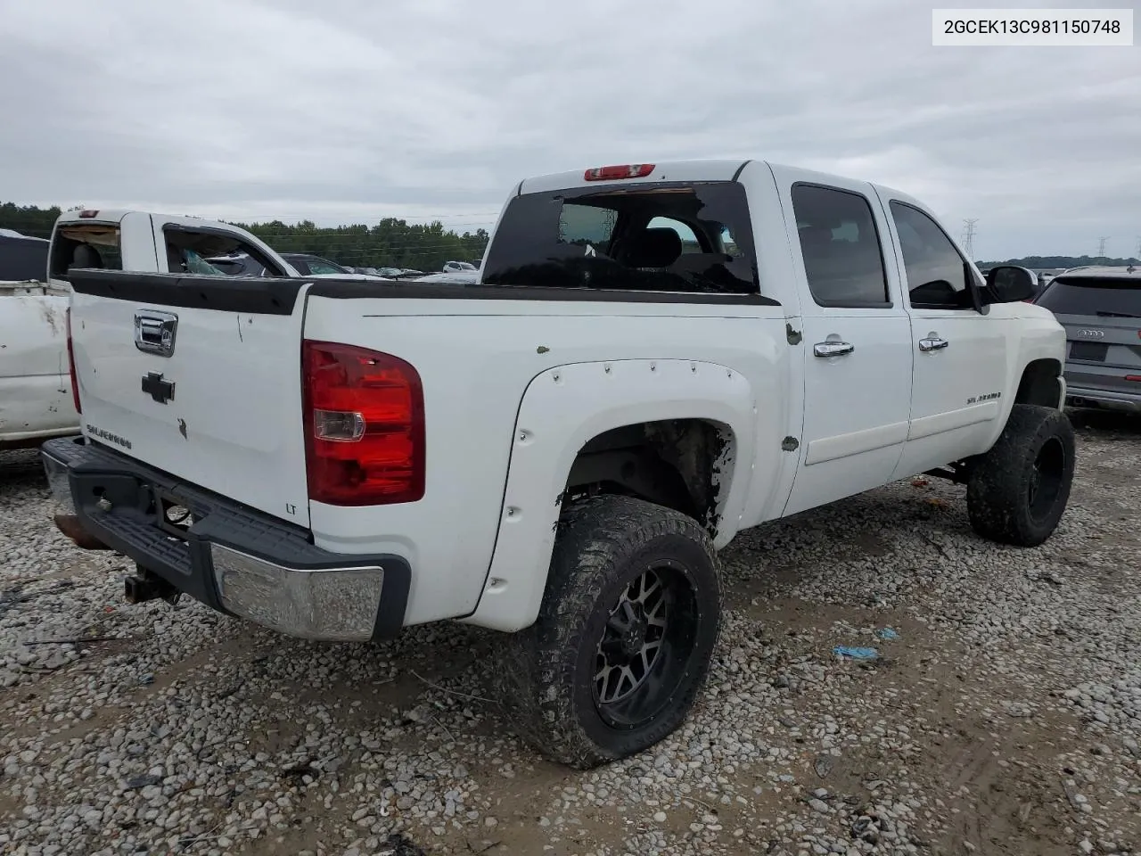 2008 Chevrolet Silverado K1500 VIN: 2GCEK13C981150748 Lot: 71726194