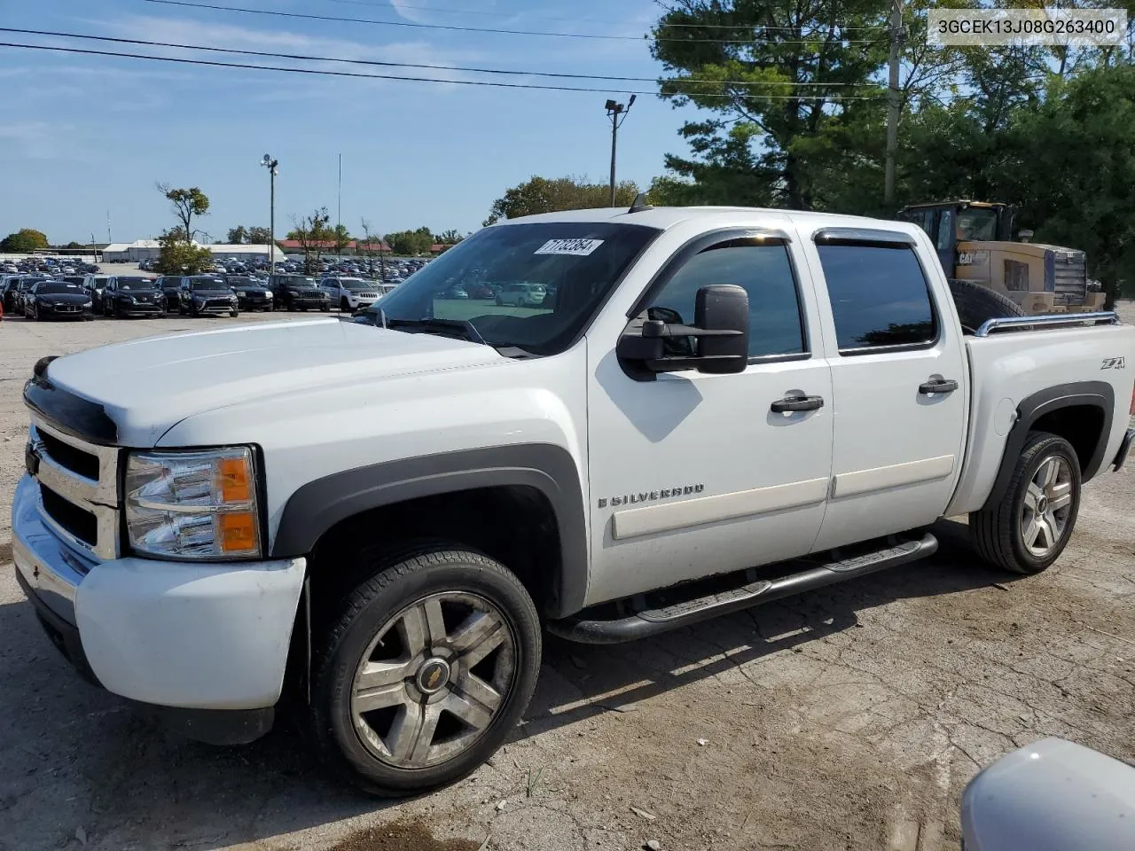 2008 Chevrolet Silverado K1500 VIN: 3GCEK13J08G263400 Lot: 71732364