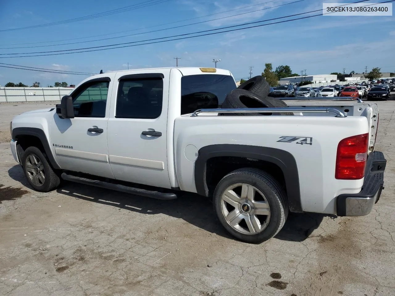 2008 Chevrolet Silverado K1500 VIN: 3GCEK13J08G263400 Lot: 71732364