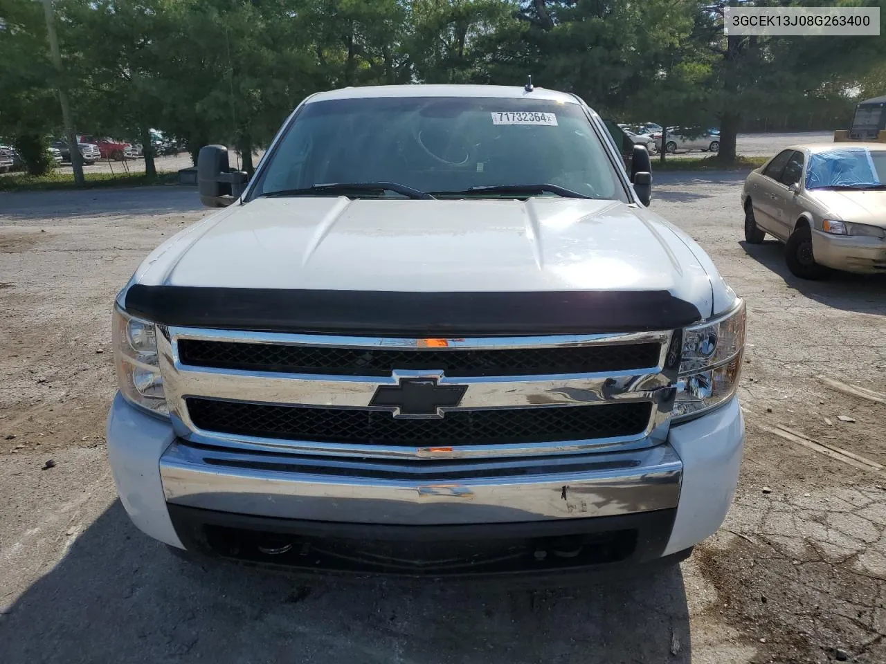 2008 Chevrolet Silverado K1500 VIN: 3GCEK13J08G263400 Lot: 71732364