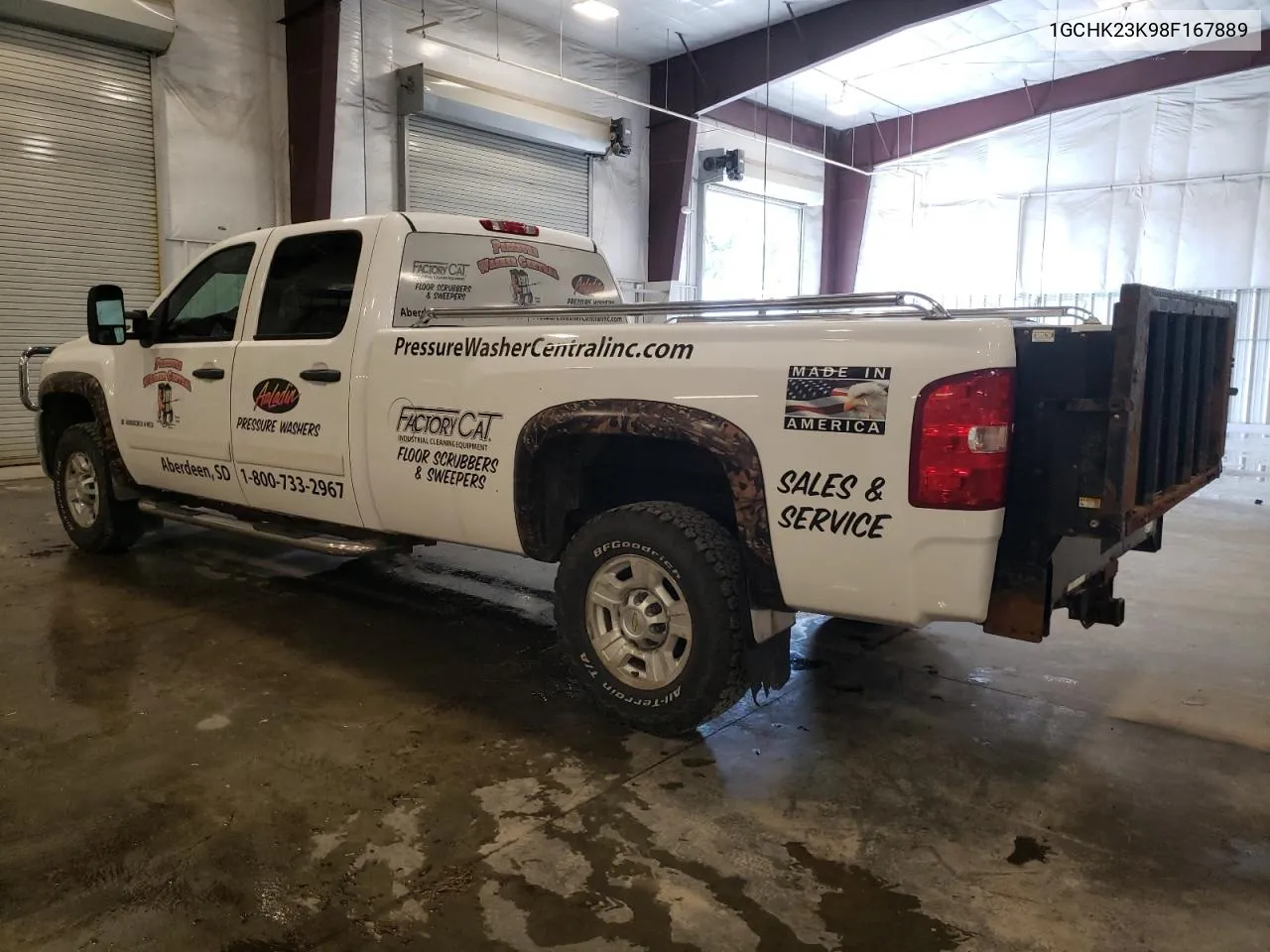 2008 Chevrolet Silverado K2500 Heavy Duty VIN: 1GCHK23K98F167889 Lot: 71736004