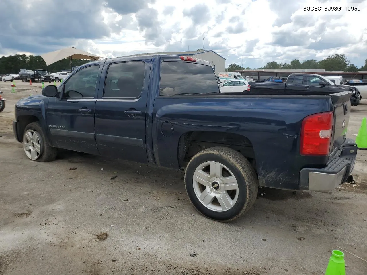 2008 Chevrolet Silverado C1500 VIN: 3GCEC13J98G110950 Lot: 71835084