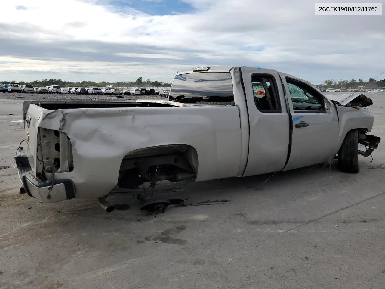 2008 Chevrolet Silverado K1500 VIN: 2GCEK190081281760 Lot: 71867834