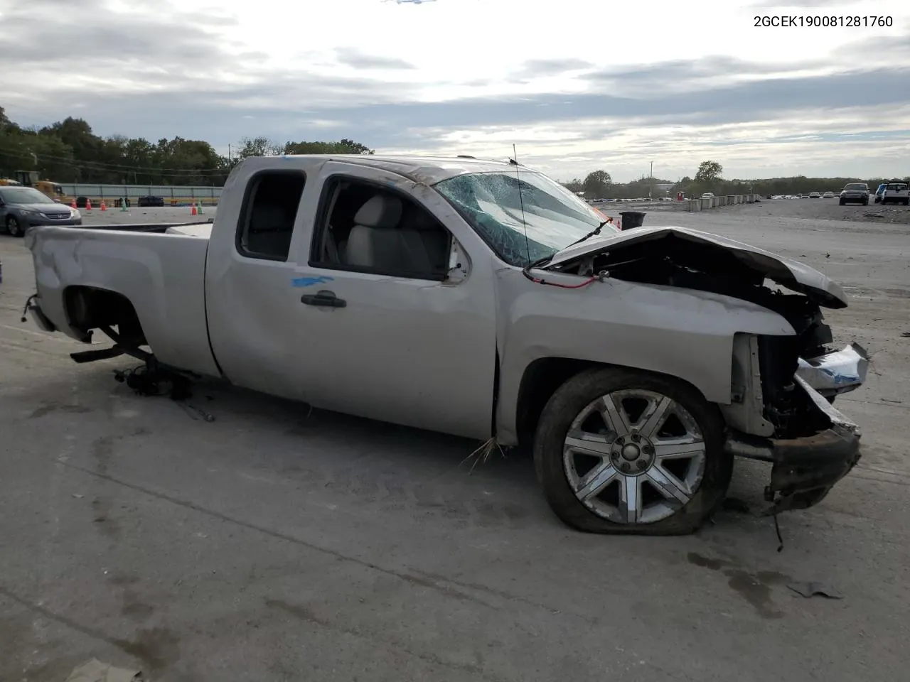 2008 Chevrolet Silverado K1500 VIN: 2GCEK190081281760 Lot: 71867834