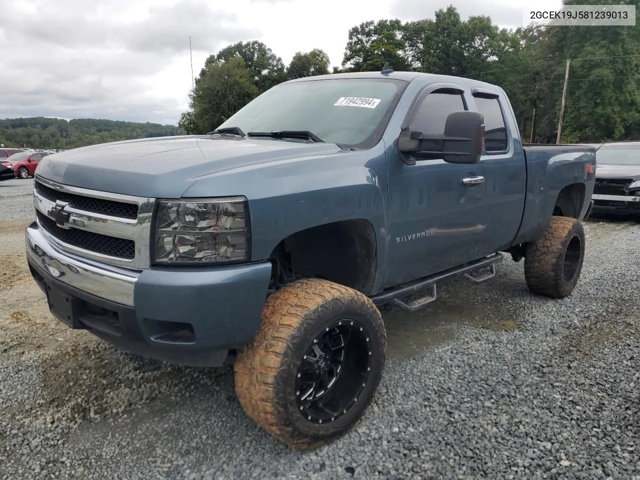 2008 Chevrolet Silverado K1500 VIN: 2GCEK19J581239013 Lot: 71942994