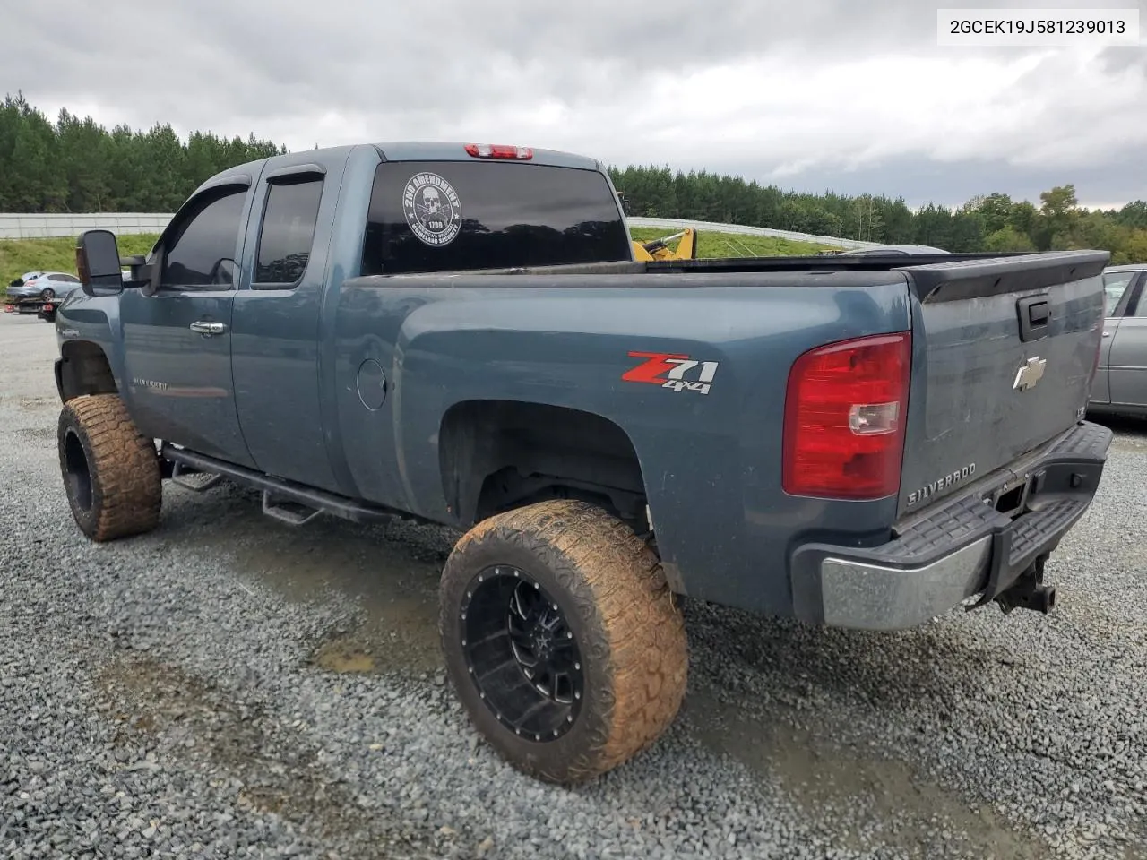 2008 Chevrolet Silverado K1500 VIN: 2GCEK19J581239013 Lot: 71942994