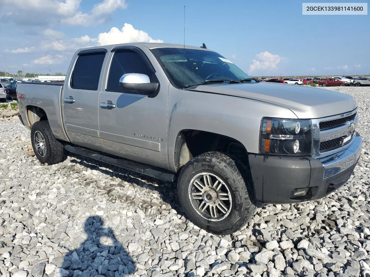 2008 Chevrolet Silverado K1500 VIN: 2GCEK133981141600 Lot: 72027404