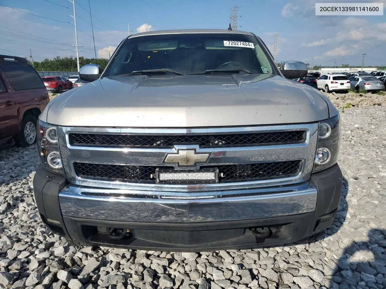 2008 Chevrolet Silverado K1500 VIN: 2GCEK133981141600 Lot: 72027404