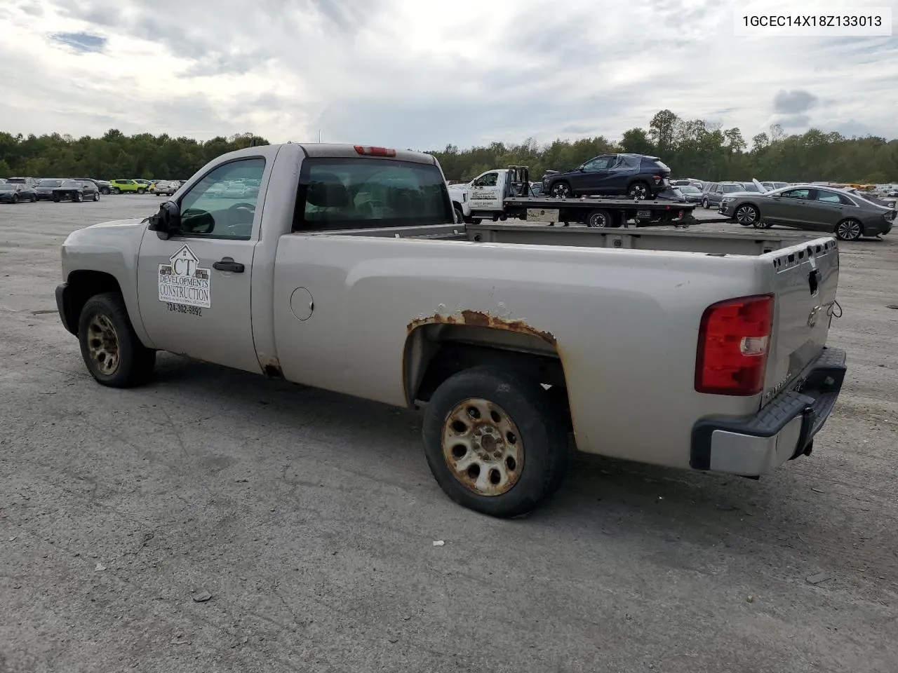 2008 Chevrolet Silverado C1500 VIN: 1GCEC14X18Z133013 Lot: 72063394