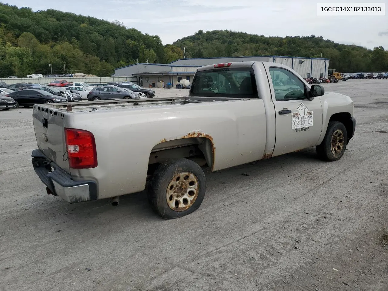 2008 Chevrolet Silverado C1500 VIN: 1GCEC14X18Z133013 Lot: 72063394