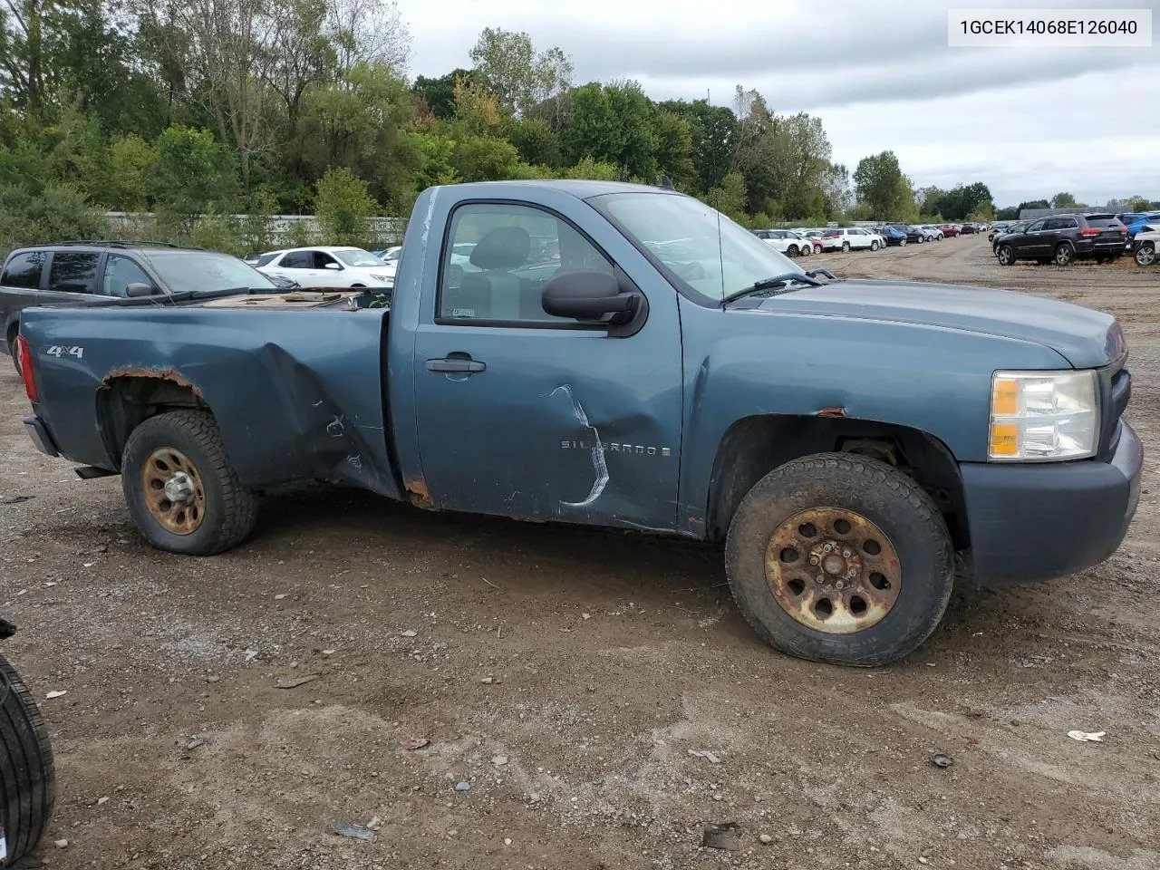 1GCEK14068E126040 2008 Chevrolet Silverado K1500