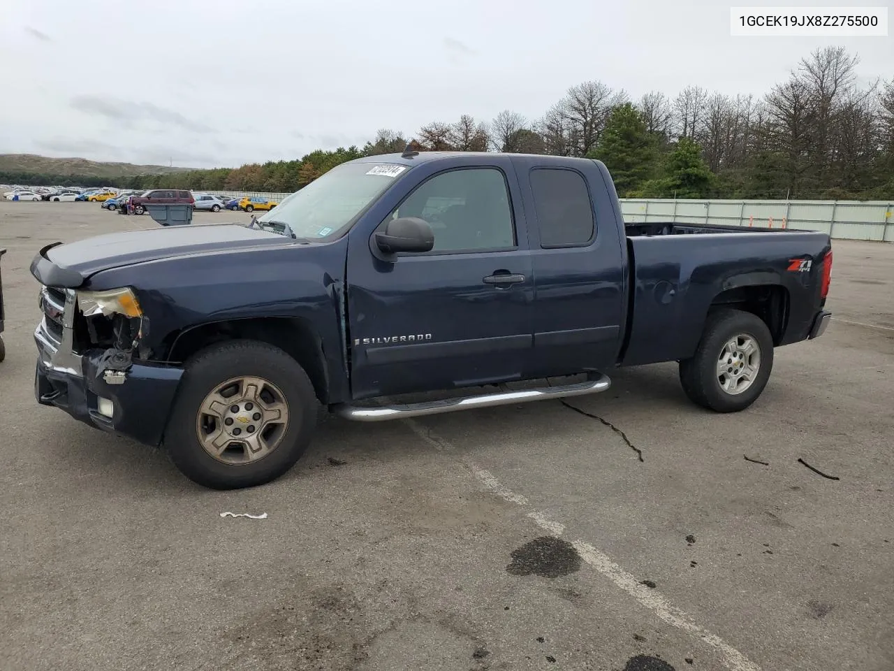 2008 Chevrolet Silverado K1500 VIN: 1GCEK19JX8Z275500 Lot: 72122914