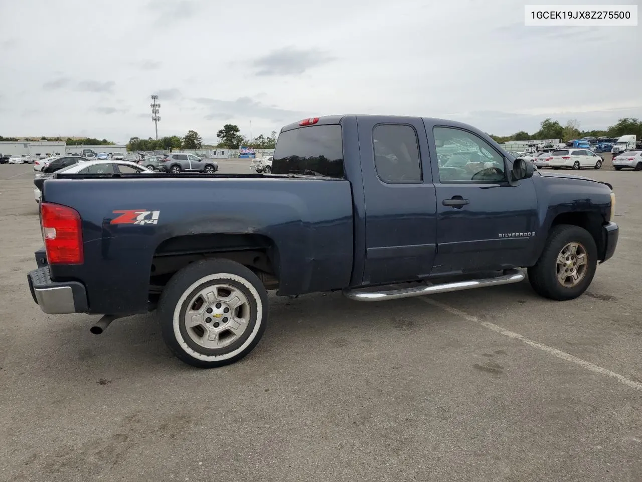 2008 Chevrolet Silverado K1500 VIN: 1GCEK19JX8Z275500 Lot: 72122914