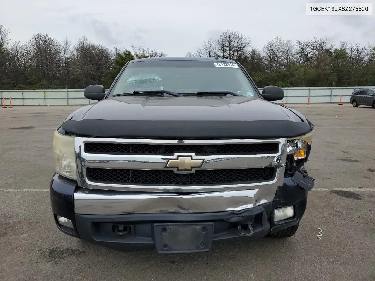 2008 Chevrolet Silverado K1500 VIN: 1GCEK19JX8Z275500 Lot: 72122914