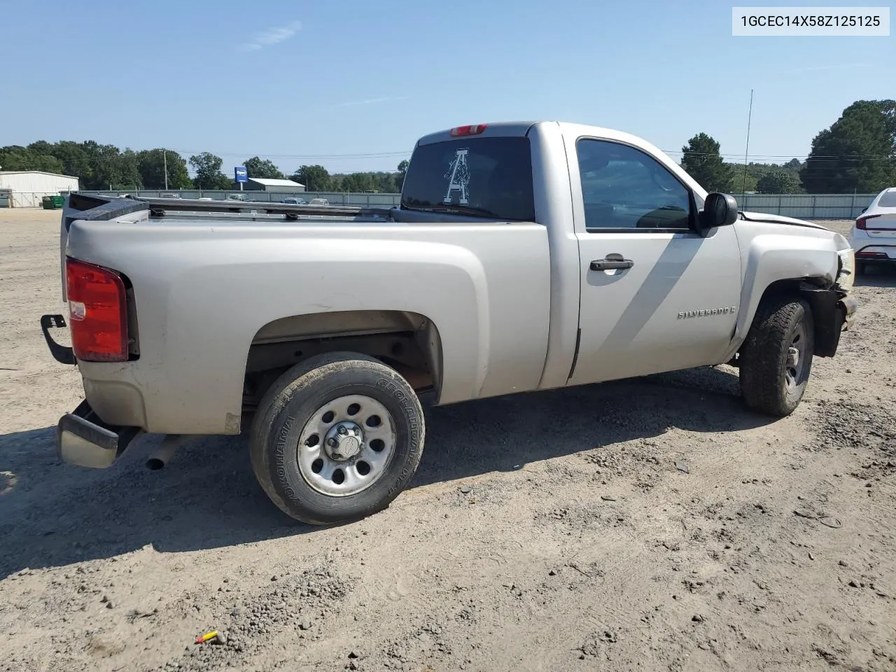 2008 Chevrolet Silverado C1500 VIN: 1GCEC14X58Z125125 Lot: 72156834