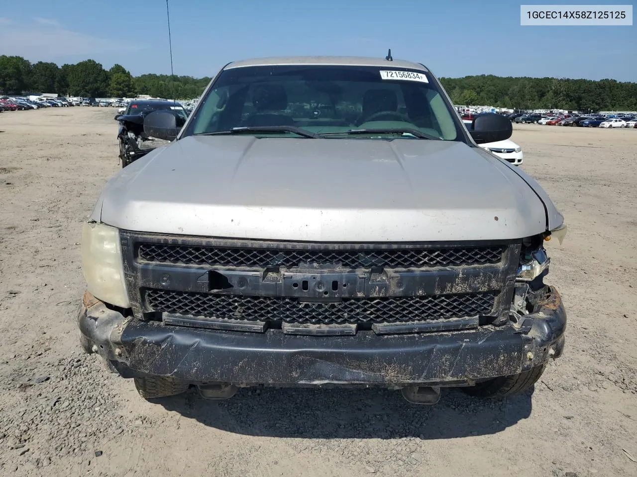 2008 Chevrolet Silverado C1500 VIN: 1GCEC14X58Z125125 Lot: 72156834