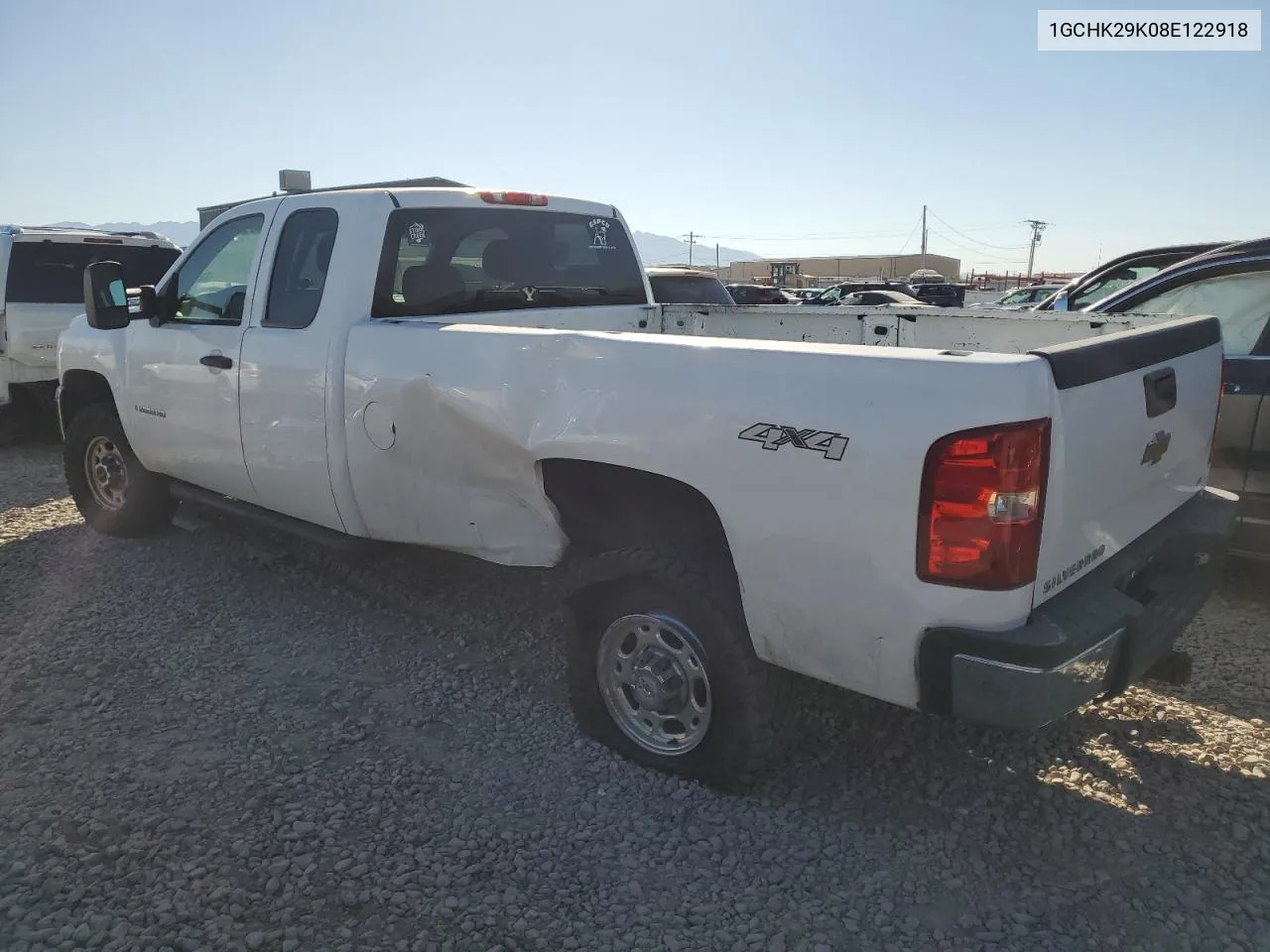 2008 Chevrolet Silverado K2500 Heavy Duty VIN: 1GCHK29K08E122918 Lot: 72231924