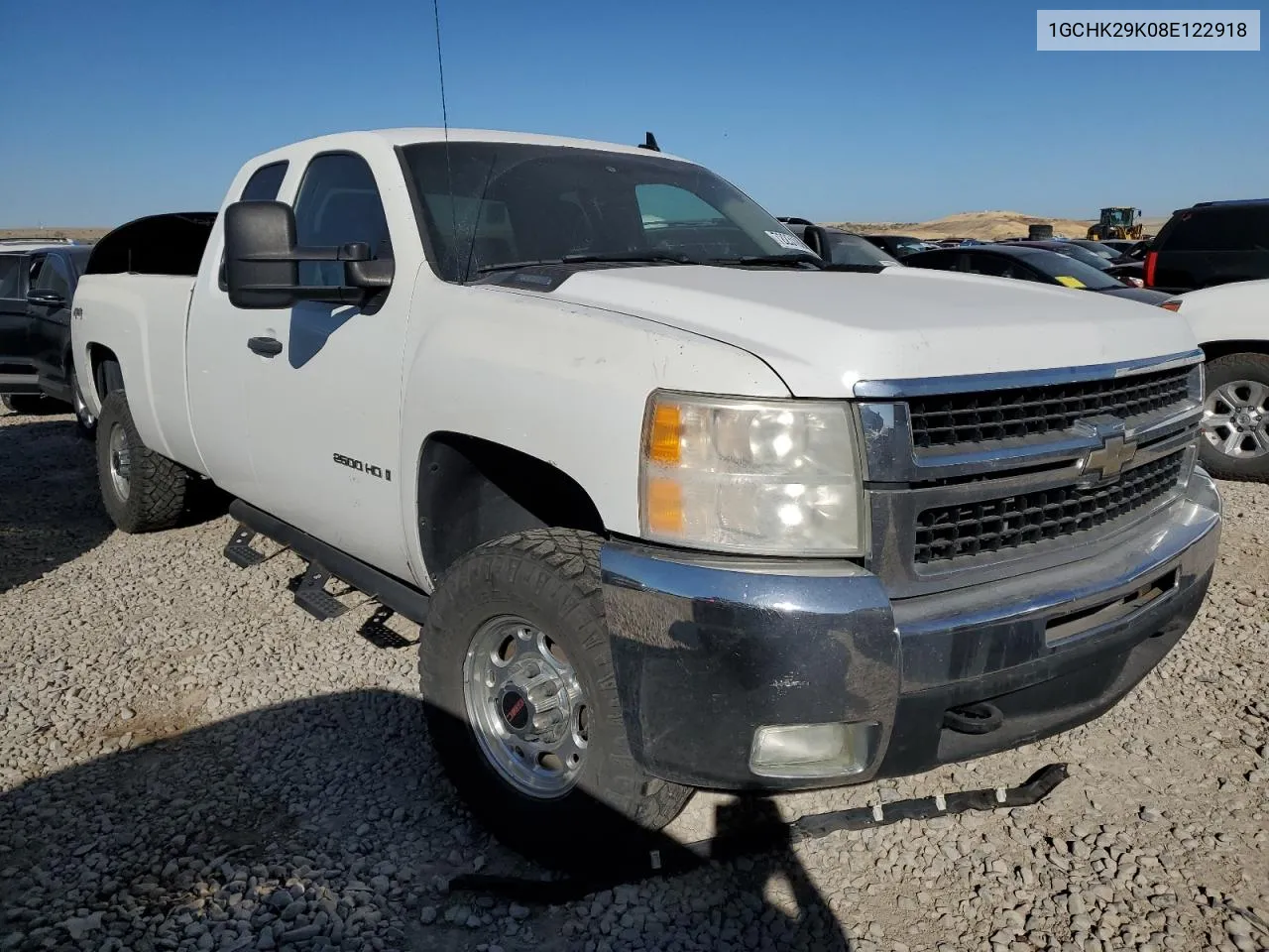 2008 Chevrolet Silverado K2500 Heavy Duty VIN: 1GCHK29K08E122918 Lot: 72231924